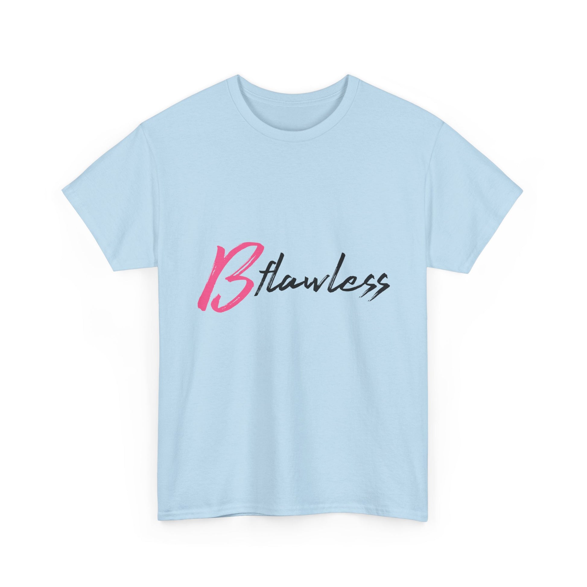 Bold Script “Be Flawless” Unisex Heavy Cotton Tee - snazzymerch