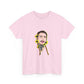 Cartoon Face with Sunflowers Unisex Heavy cotton Tee Printify