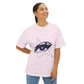 Purple Starry Eye-Oversized Tee Printify