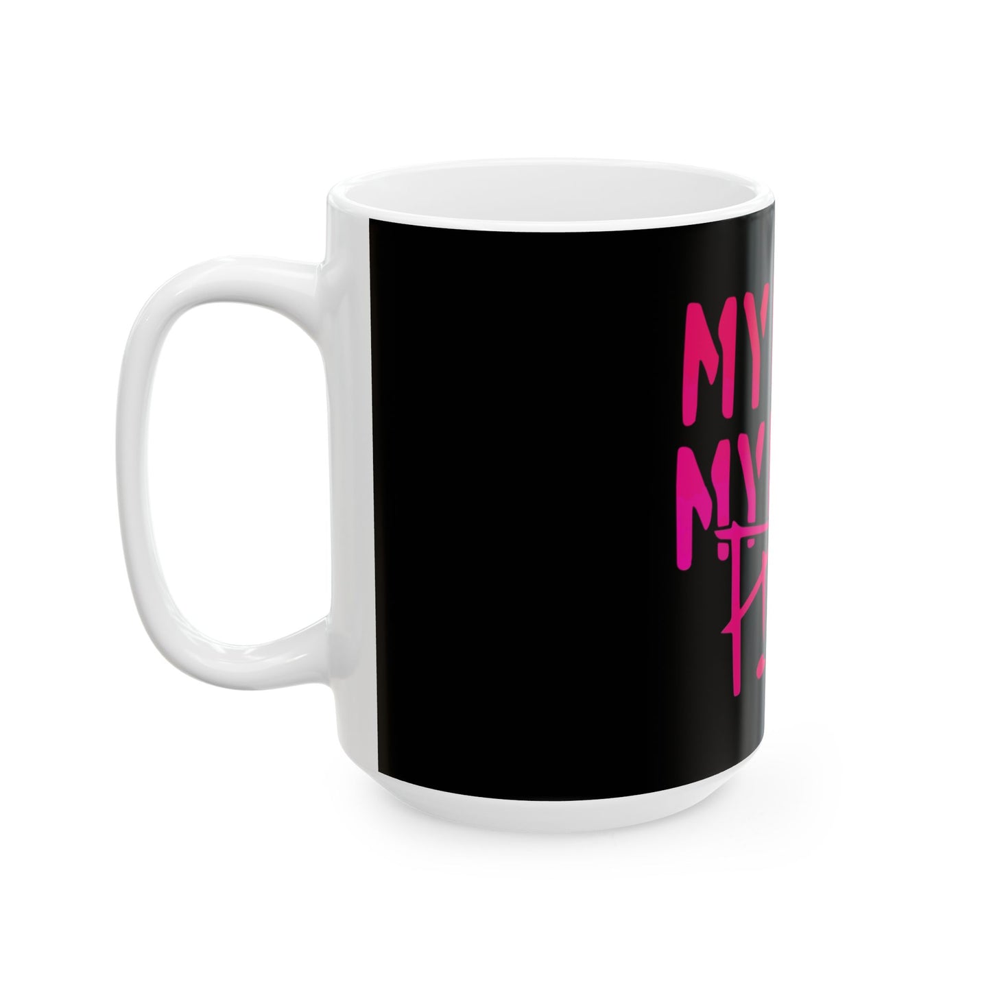 Love & Energy Ceramic Mug, (11oz, 15oz) - snazzymerch
