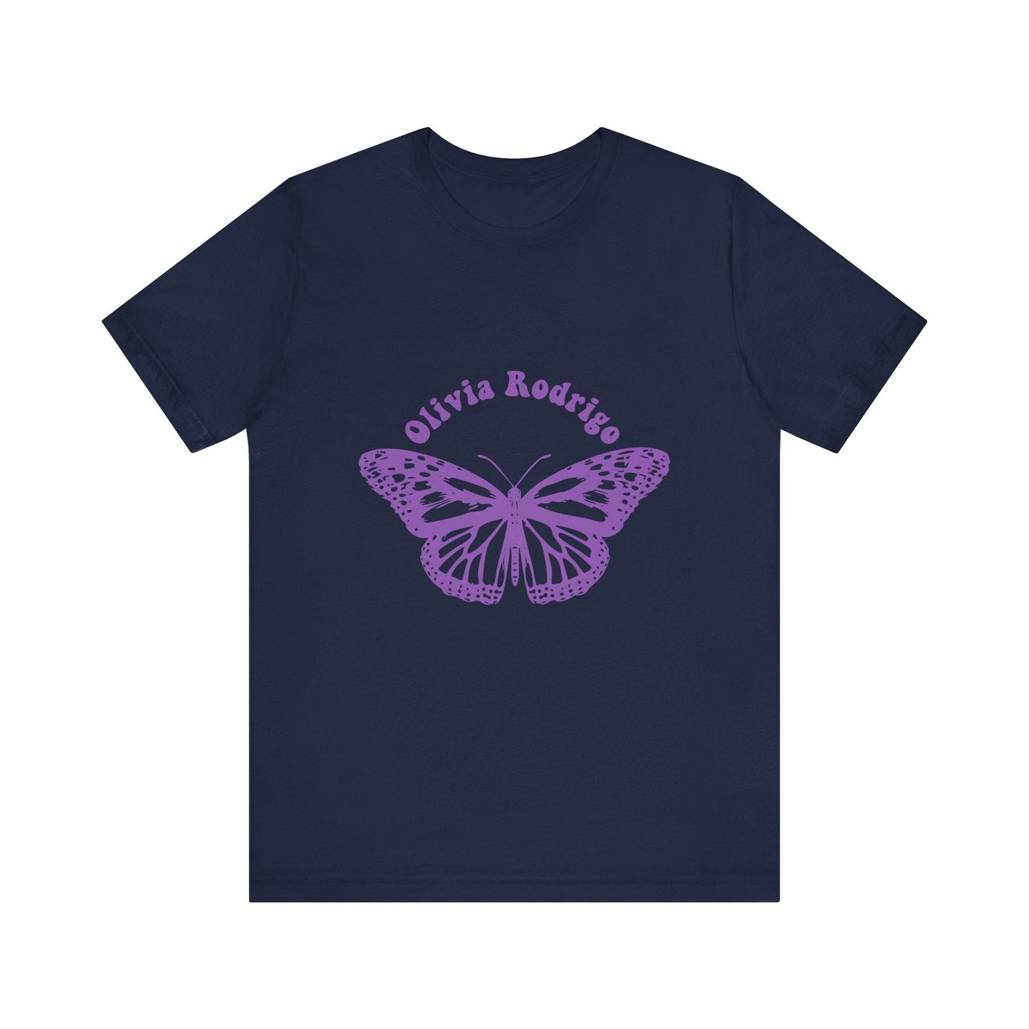 Olivia Rodrigo Unisex Jersey Short Sleeve Tee - With Butterfly Printify