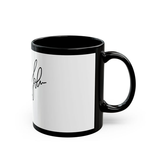 Rainbow Hat Illustration Black Mug (11oz, 15oz) - snazzymerch