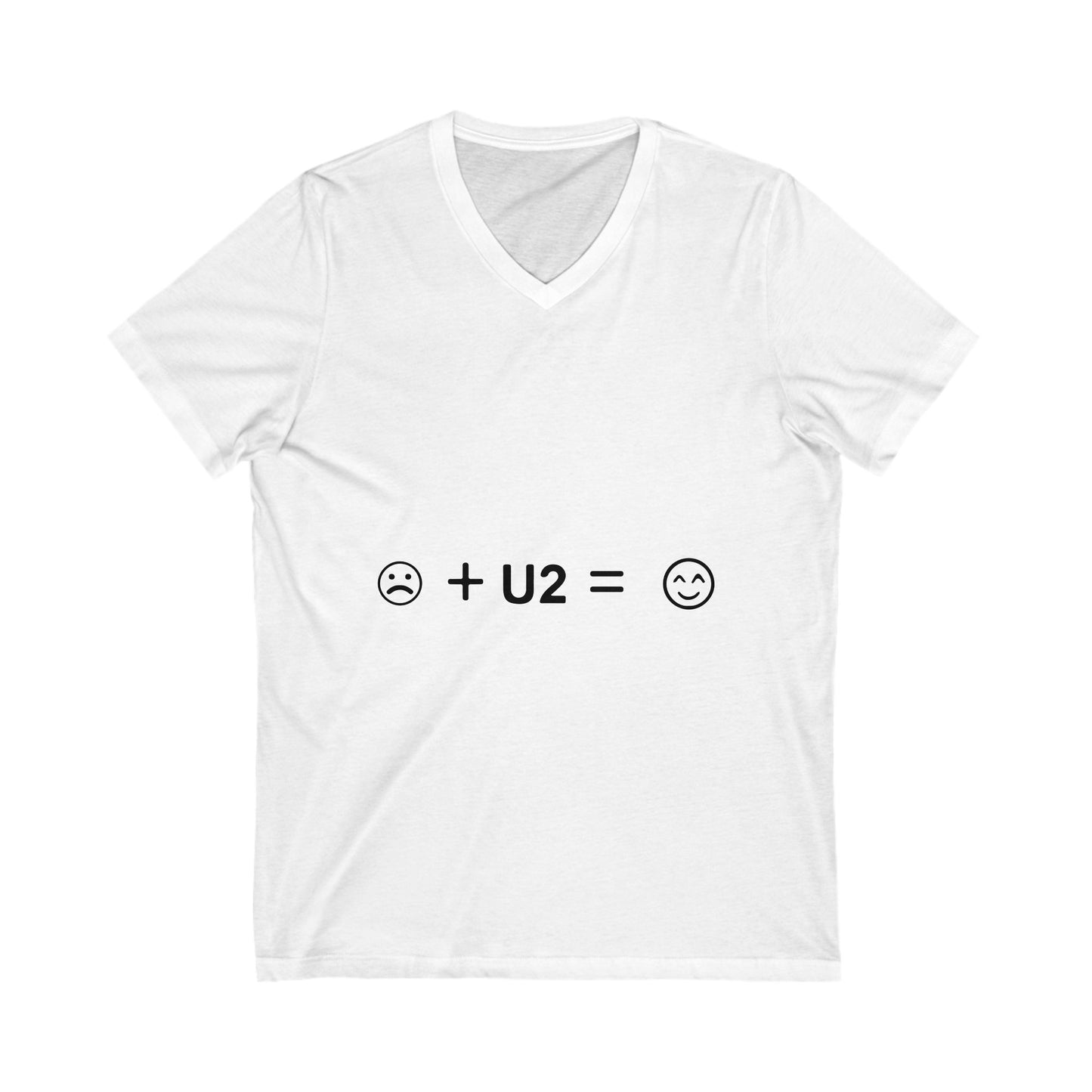 Red Star Circle Unisex Jersey Short Sleeve V-Neck Tee - snazzymerch