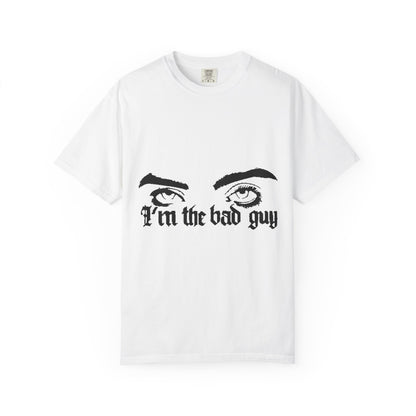 Billie Eilish Inspired Dyed T-shirt – Eyes & Shadows Gothic Edition Printify