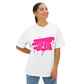 Electric Graffiti Drip Unisex Oversized Boxy tee Printify