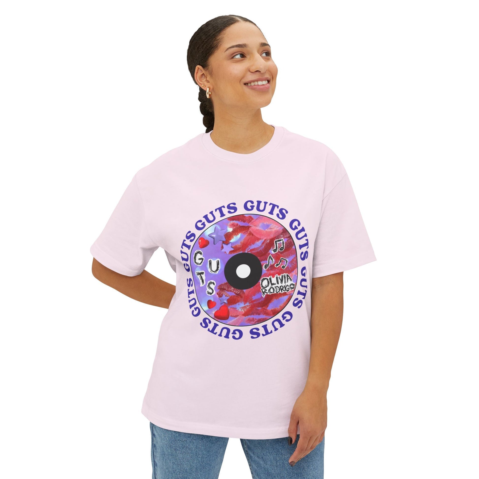 Guts Album Art CD-Oversized Tee Printify