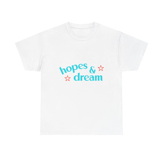 Hopes & Dreams Star Unisex Heavy Cotton Tee - snazzymerch