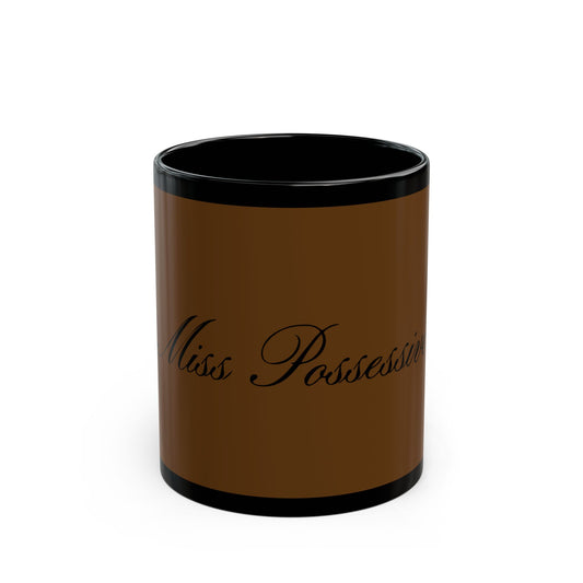 Minimalist Monochrome Black Mug (11oz, 15oz) - snazzymerch