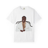 Vector Portrait Unisex Garment-Dyed T-shirt - snazzymerch