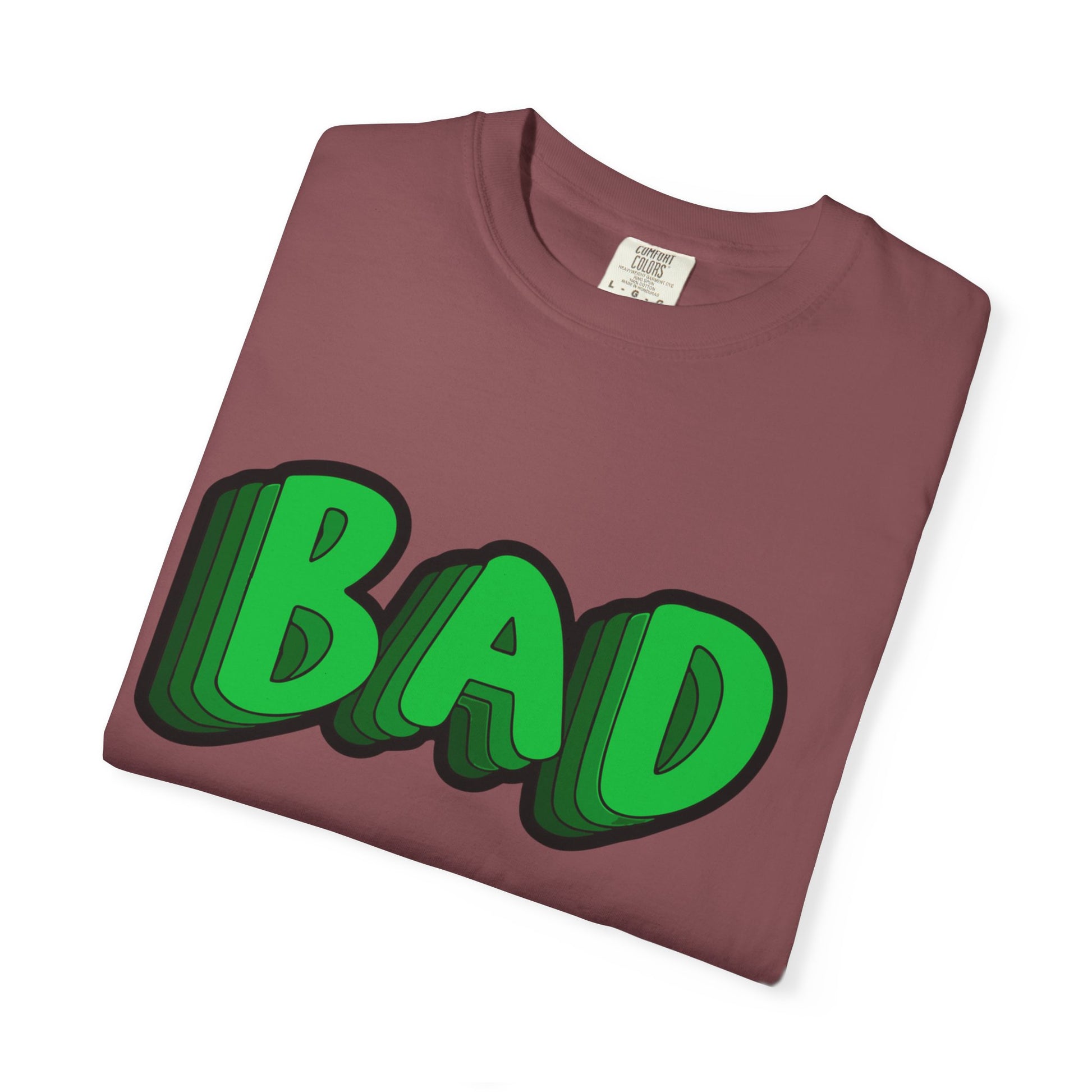 Billie Eilish Inspired Dyed T-shirt – Bold 3D Bad Mood Edition Printify