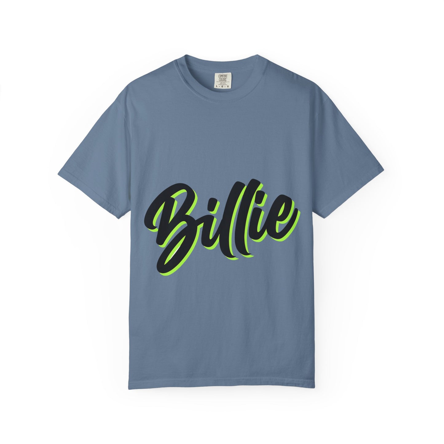Billie Eilish Inspired Dyed T-shirt – Electric Script Vibes Edition Printify