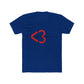 Minimal Heart Symbol Unisex Cotton Tee - snazzymerch