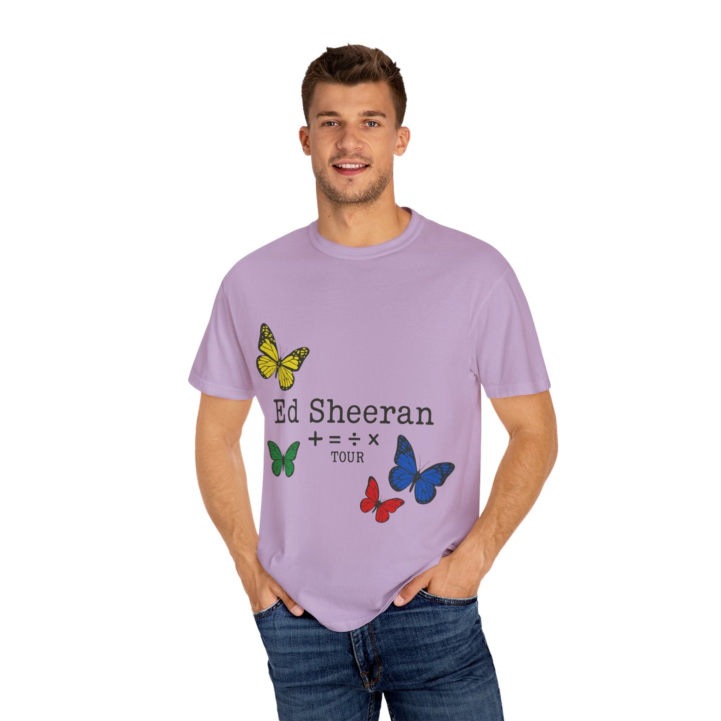 Ed Sheeran Butterfly Dyed T-Shirt | Vintage Fit