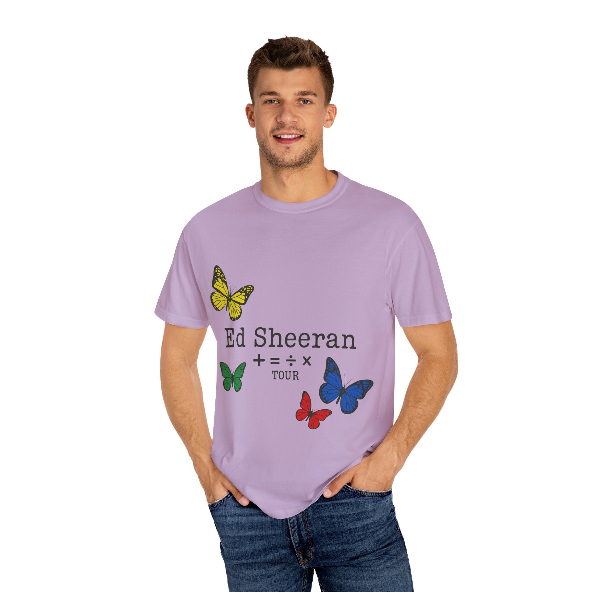 Ed Sheeran Butterfly Dyed T-Shirt | Vintage Fit