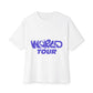 World Tour Bubble Letter-Oversized Tee Printify