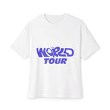 World Tour Bubble Letter-Oversized Tee Printify