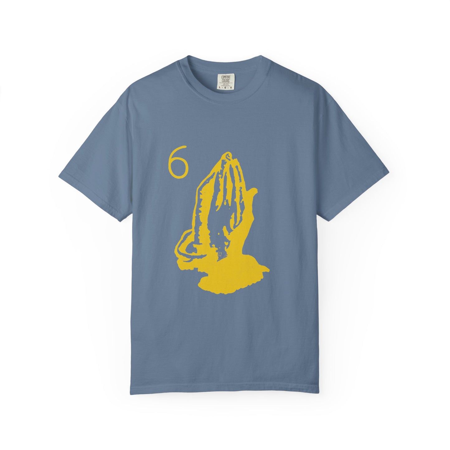 6 God Prayer Hands Dyed Tshirt Printify