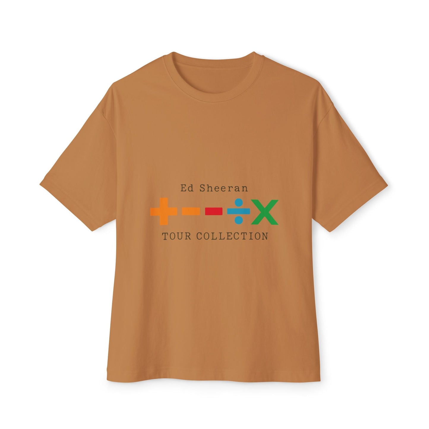 Unisex Oversized Boxy Tee – Ed Sheeran Edition Printify