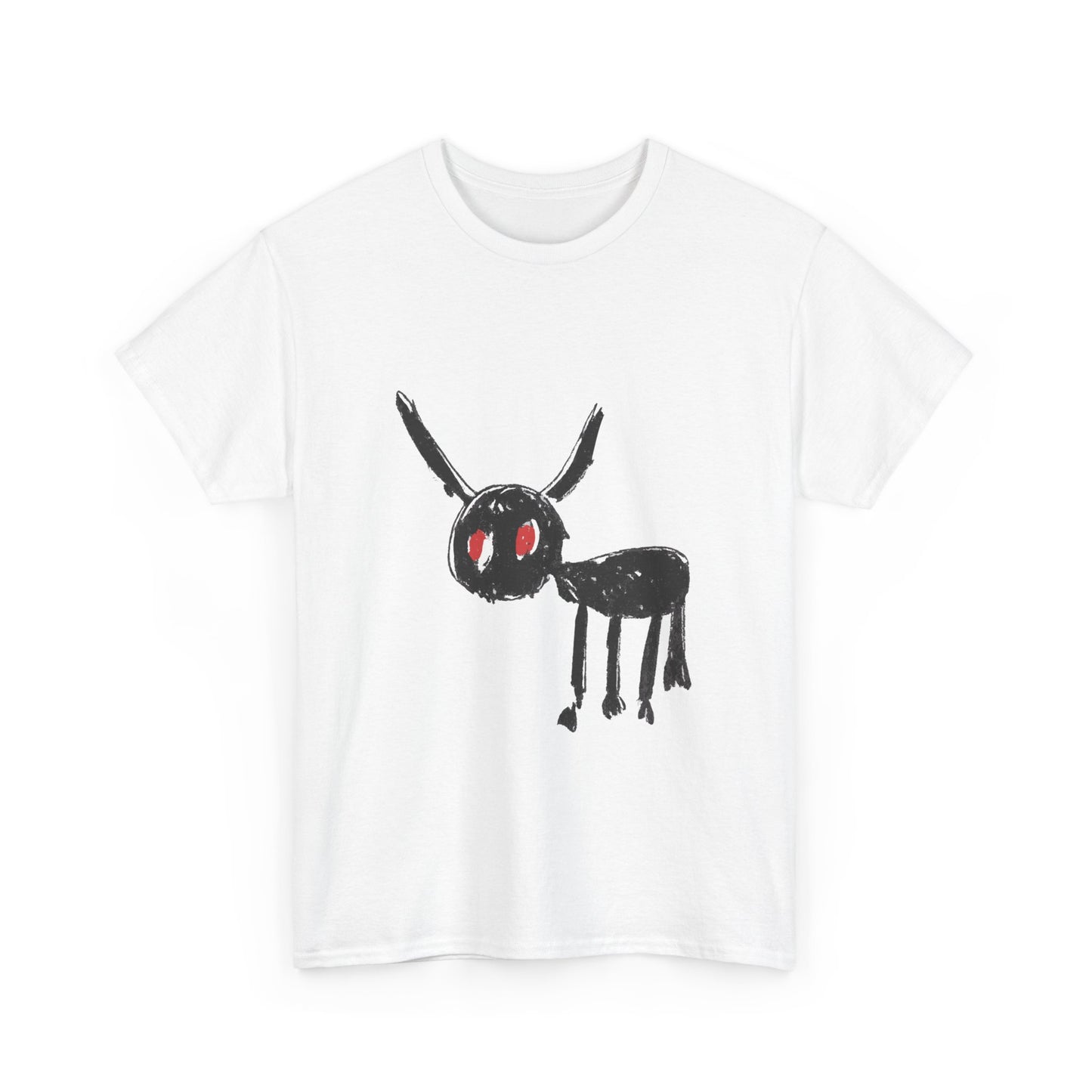 Demon Sketch Heavy Cotton Tee Printify