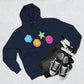Lucky Star & Clover Patch Three-Panel Fleece Hoodie - snazzymerch