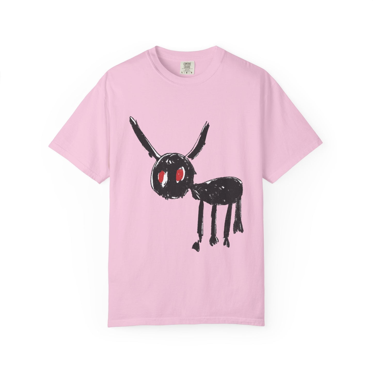 Demon Sketch Dyed Tshirt Printify