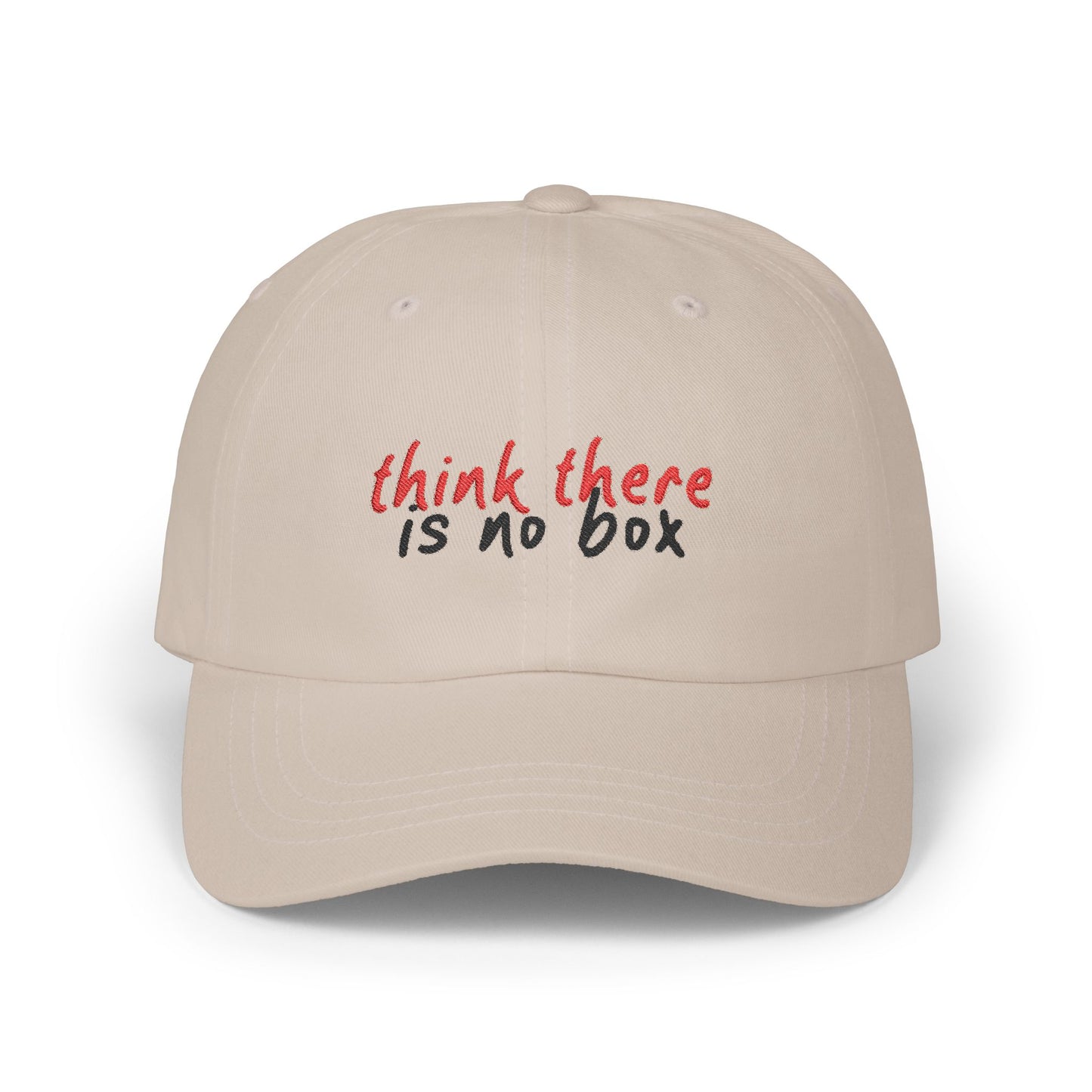 Think There Handwritten Classic Dad Cap - snazzymerch