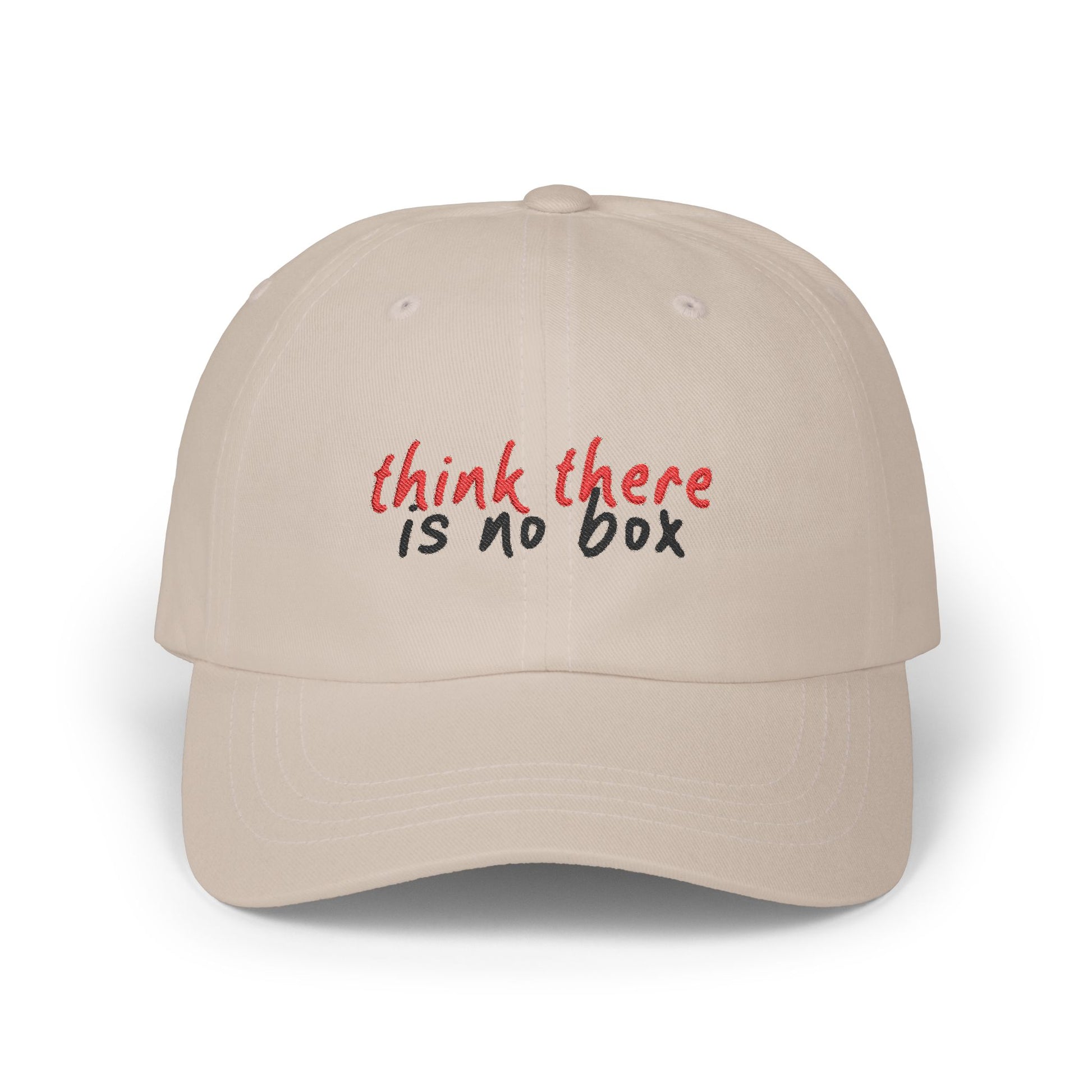 Think There Handwritten Classic Dad Cap - snazzymerch