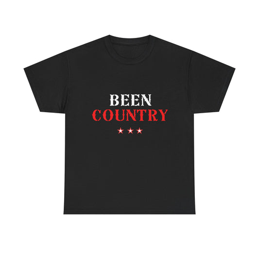 Red Country Western Star Unisex Heavy Cotton Tee - snazzymerch