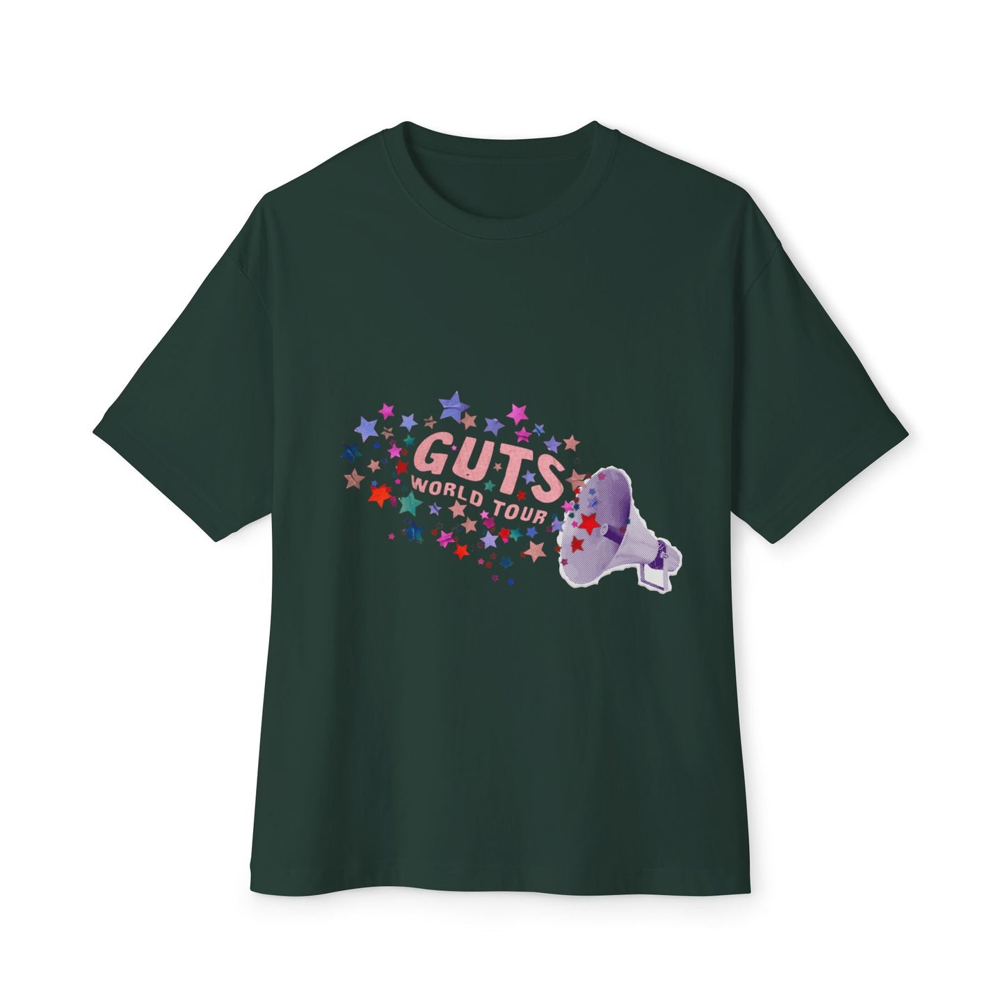 Guts World Tour Megaphone-Oversized Tee Printify