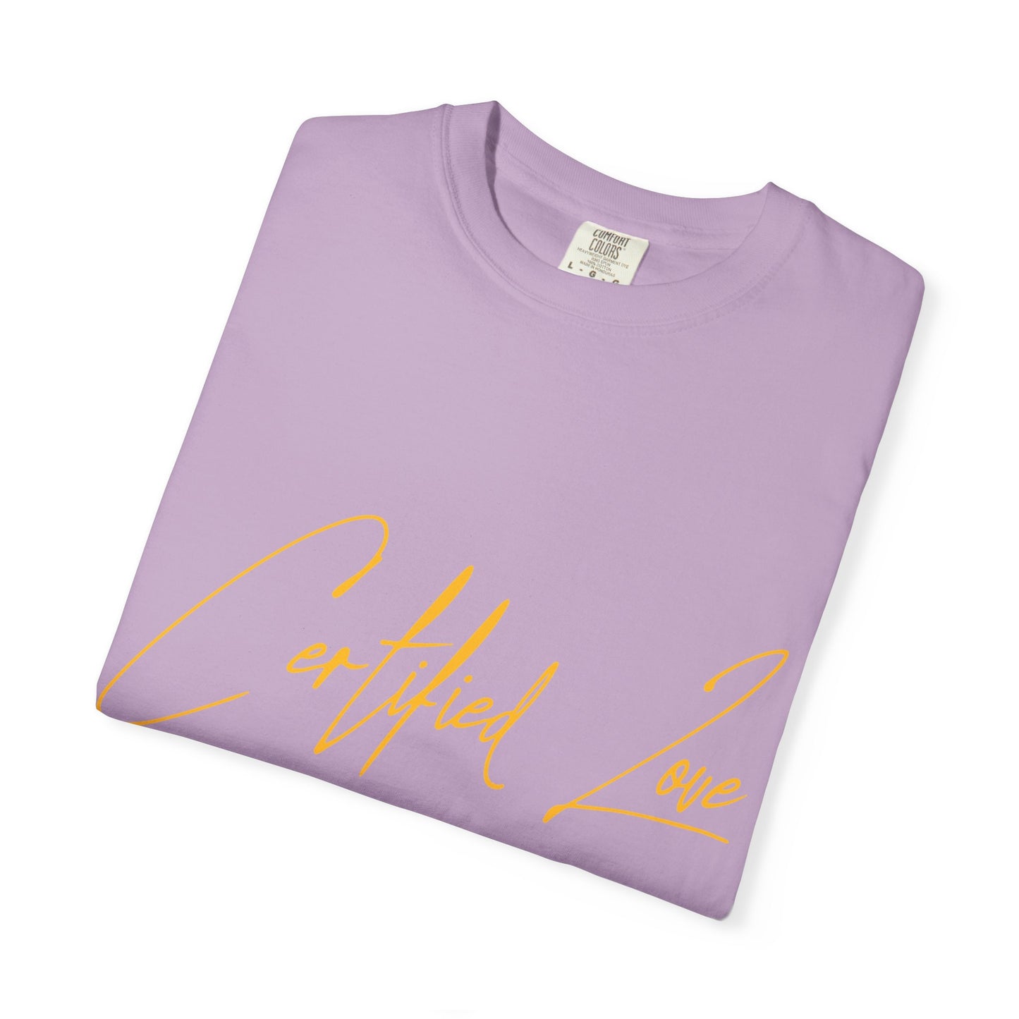 Certified Lover Boy Script Dyed Tshirt Printify