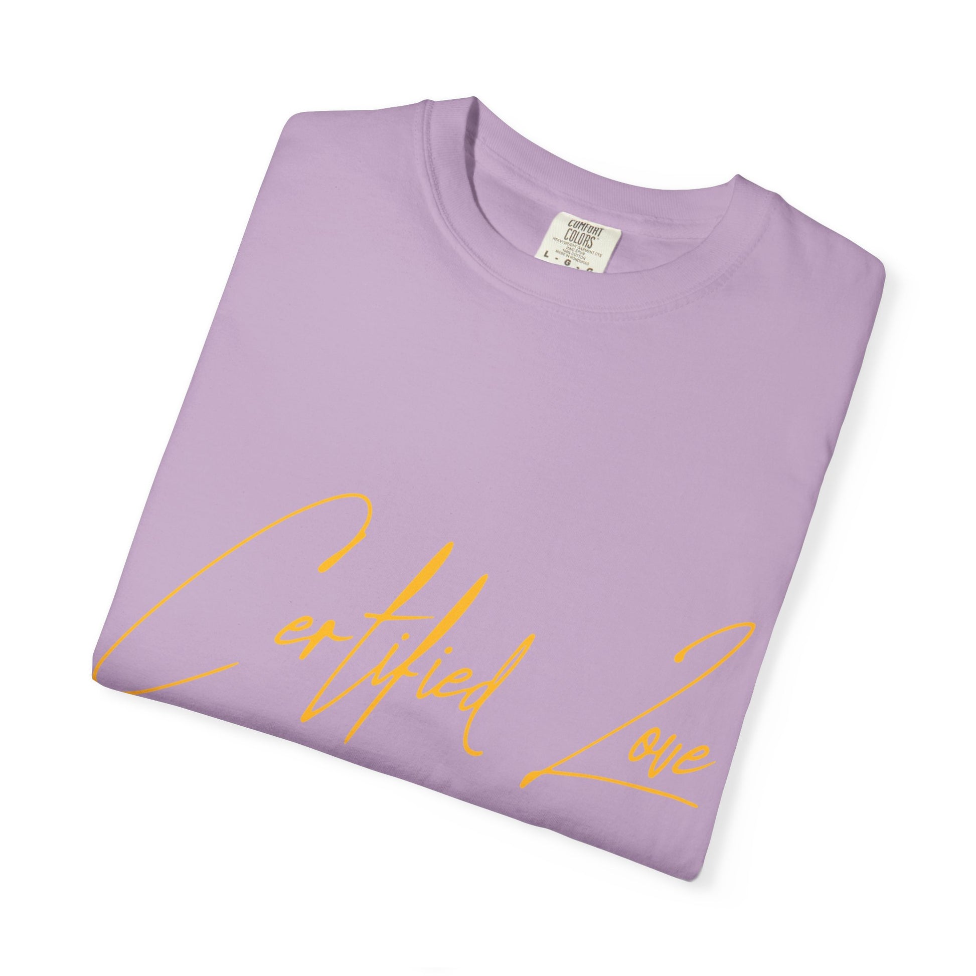 Certified Lover Boy Script Dyed Tshirt Printify