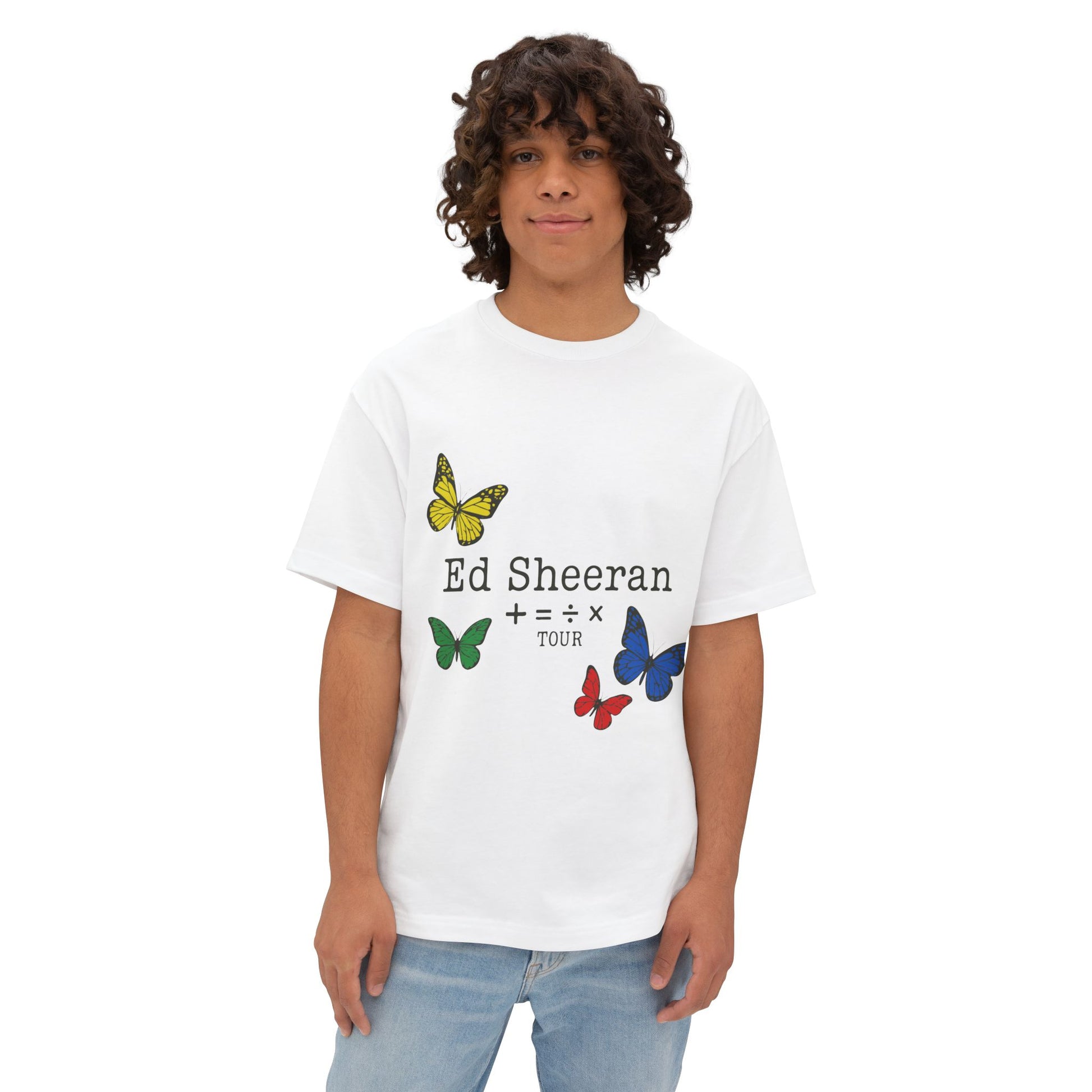 Ed Sheeran Butterfly Boxy Tee | Oversized Fit