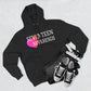 Never Ends Heart Three-Panel Fleece Hoodie - snazzymerch