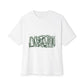 Lizard Lettering Unisex Oversized Boxy Tee - snazzymerch