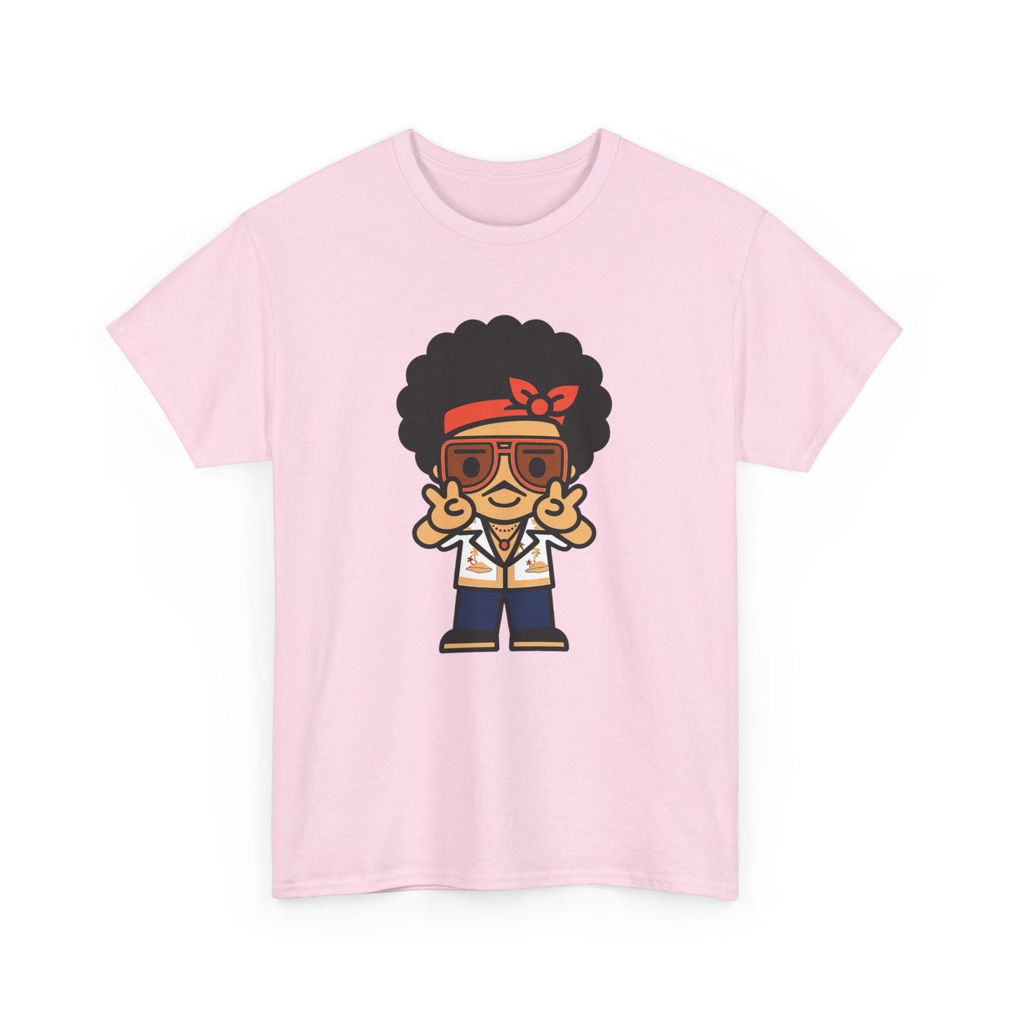 Afro Disco Mood Unisex Heavy cotton Tee Printify