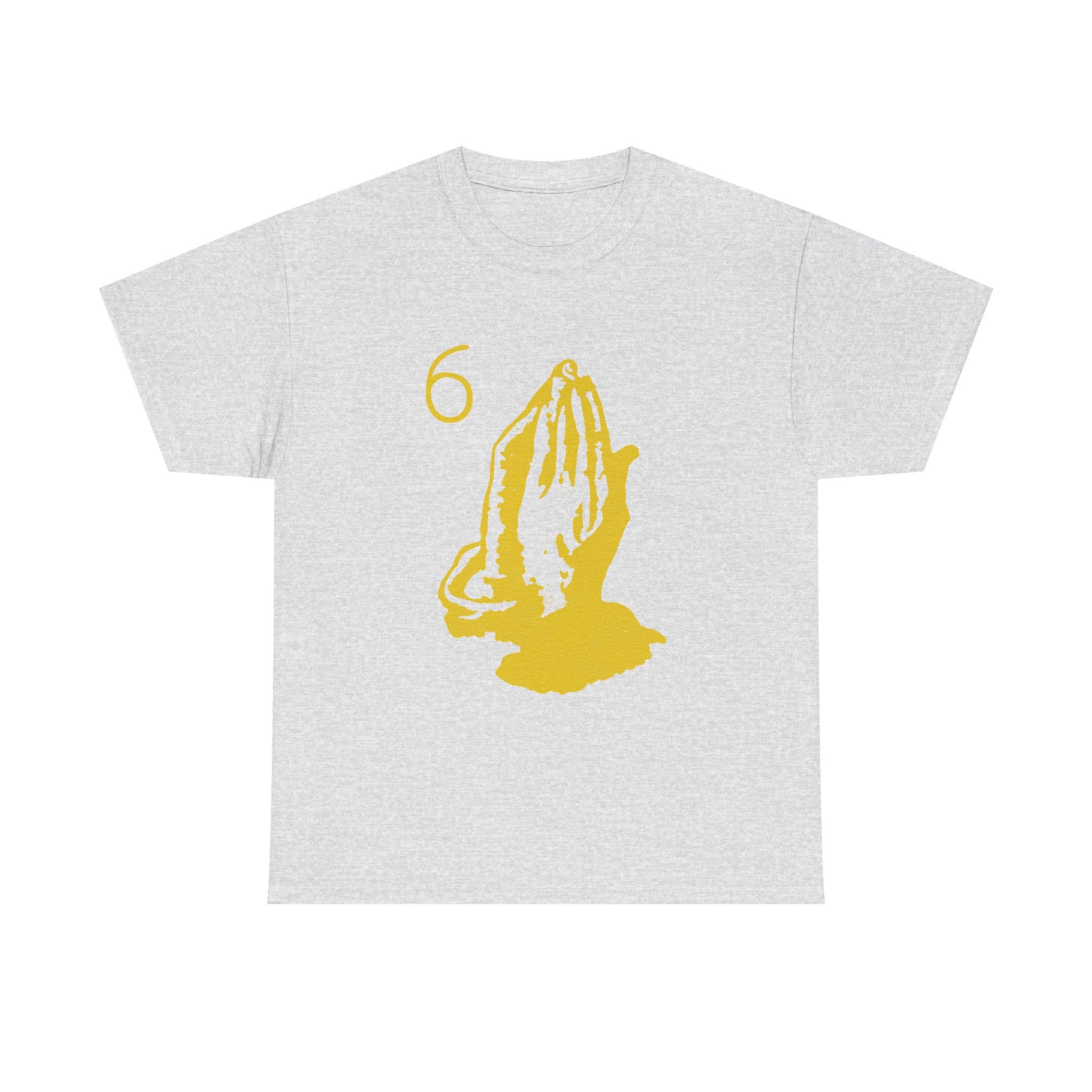 6 God Prayer Hands Heavy Cotton Tee Printify