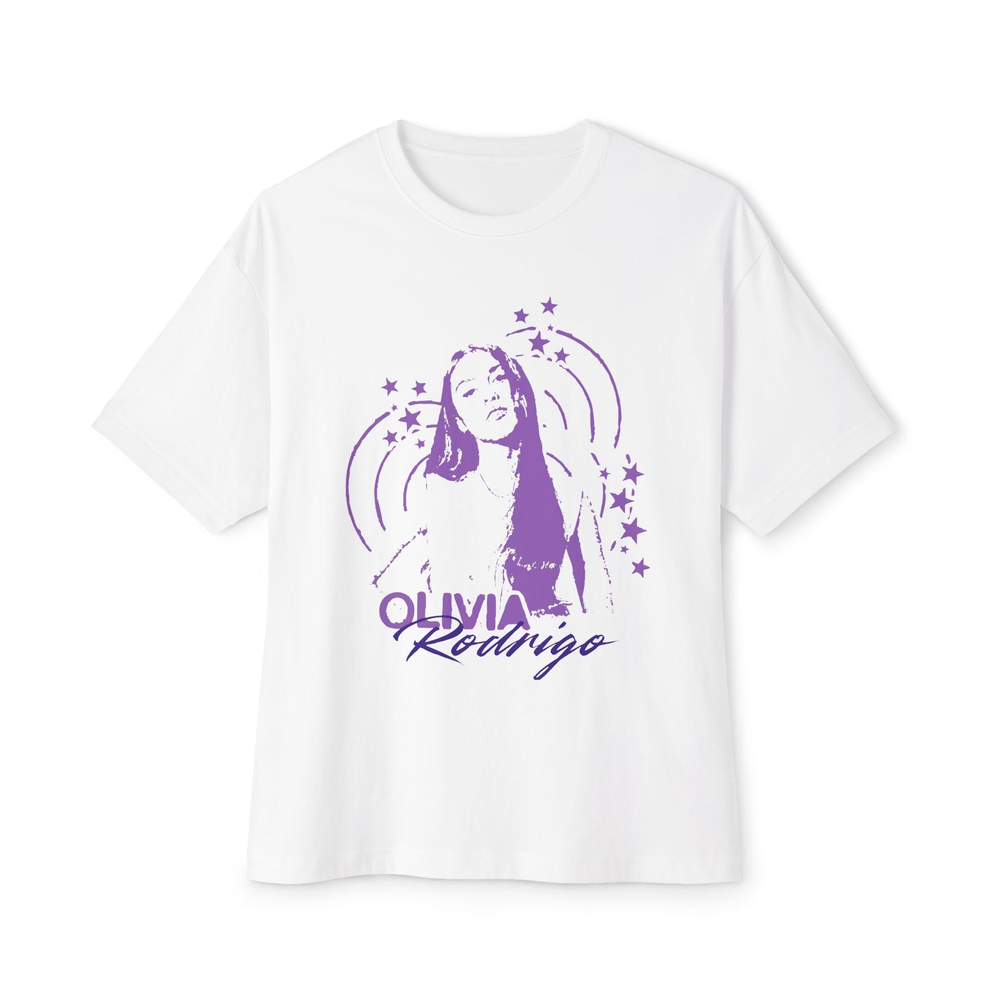 Olivia Rodrigo Star Portrait-Oversized Tee Printify