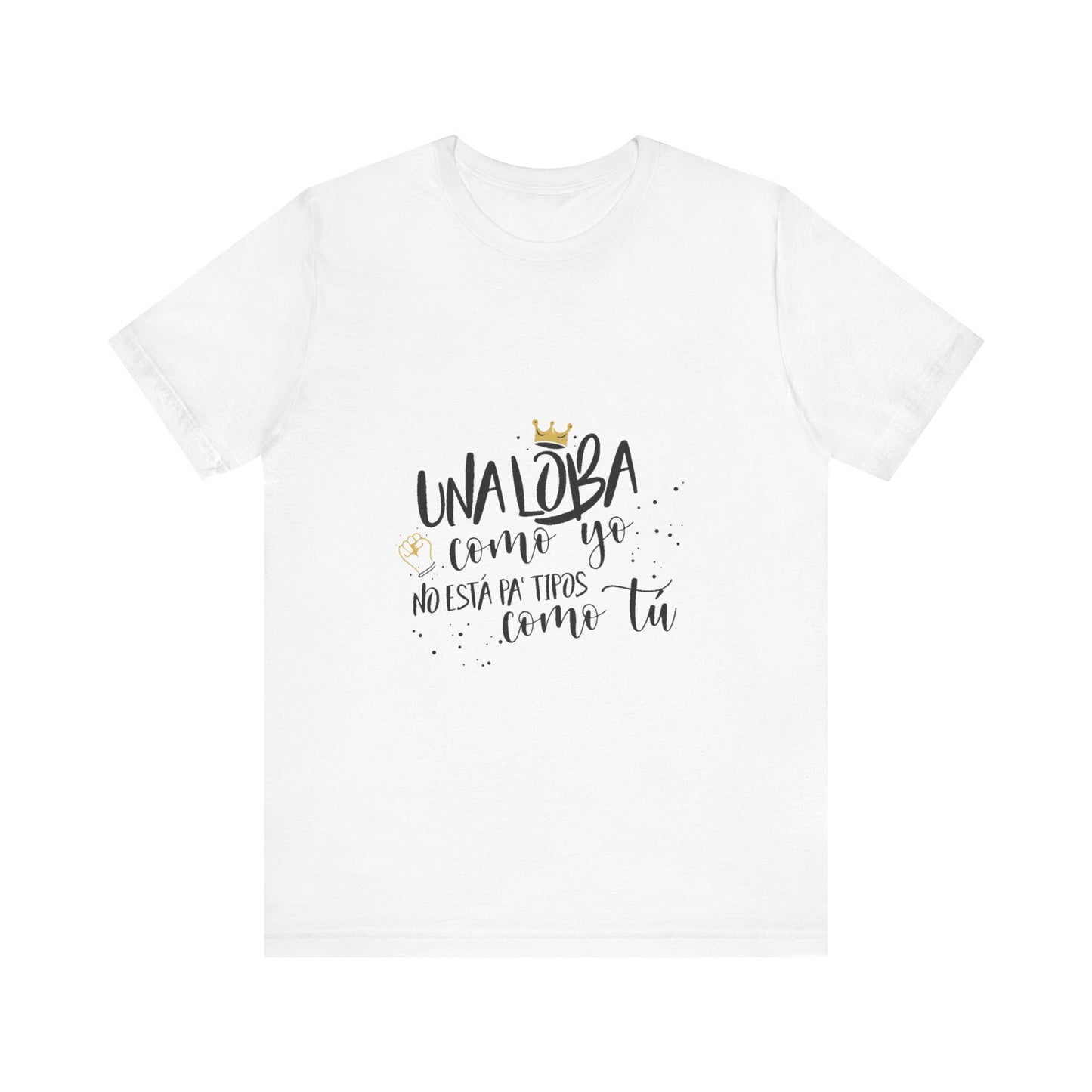 Golden Wolf Energy Unisex jersey short sleeve tee Printify