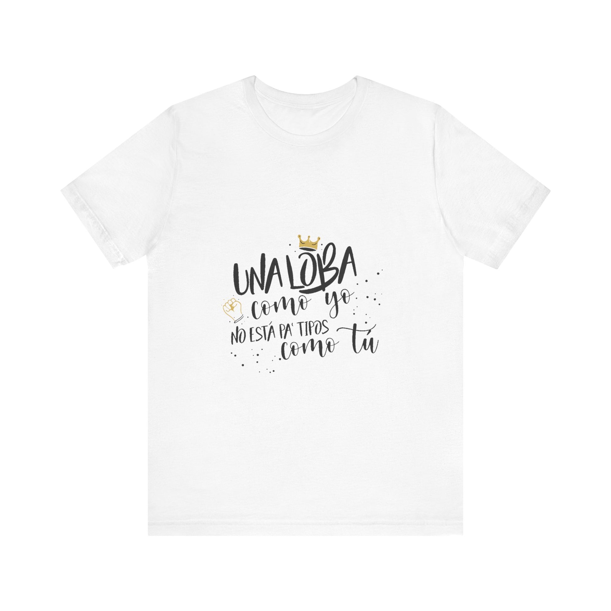 Golden Wolf Energy Unisex jersey short sleeve tee Printify