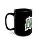 Lizard Lettering Black Mug (11oz, 15oz) - snazzymerch