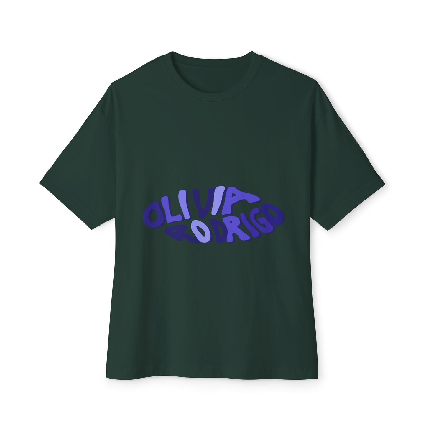 Olivia Rodrigo Wavy Text-Oversized Tee Printify