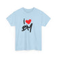 Sketch Love Groove Unisex Heavy cotton Tee Printify