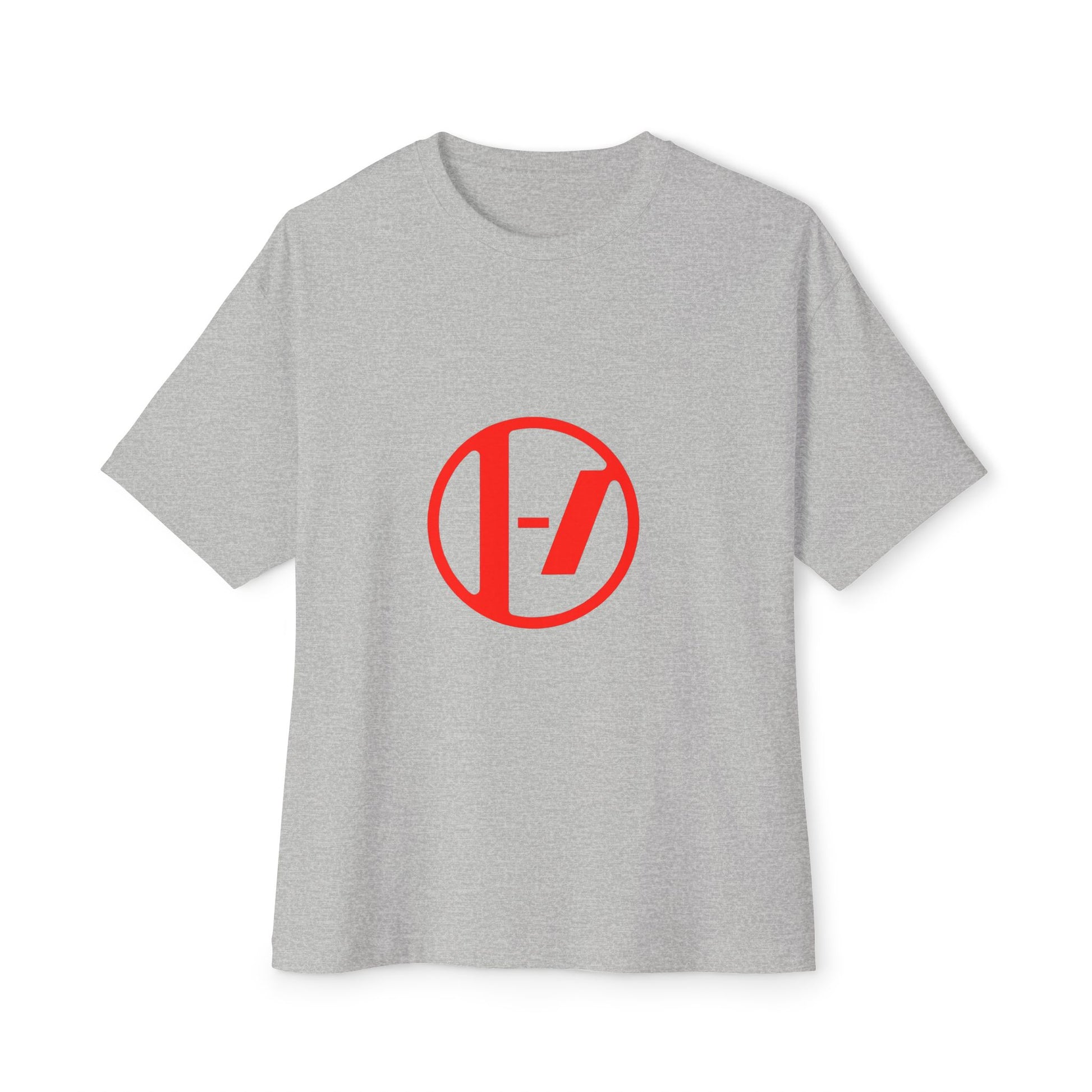 Crimson Orbit Unisex Oversized Boxy Tee - snazzymerch