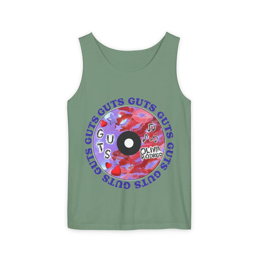 Guts Album Art CD-Dyed Tank Top Printify