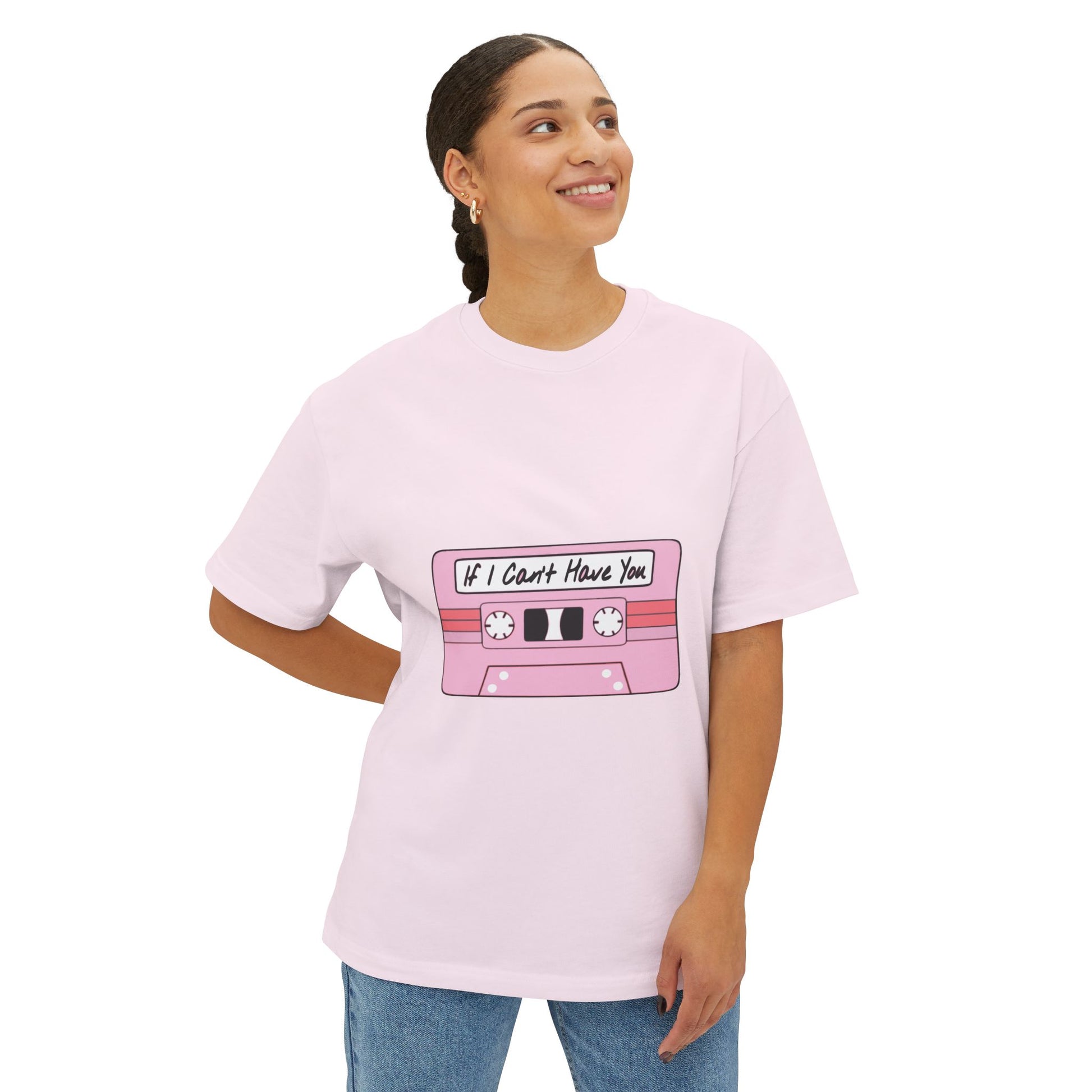 If I Can’t Tape Unisex Oversized Boxy Tee Printify