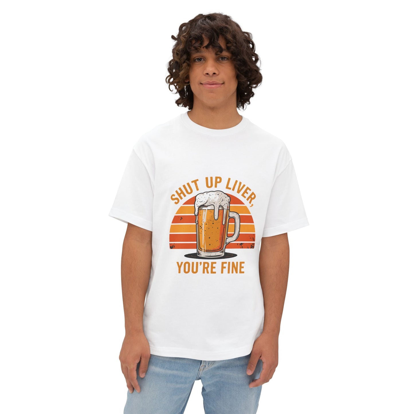 Oversized boxy Tee – Snazzy You're fine Edition Printify