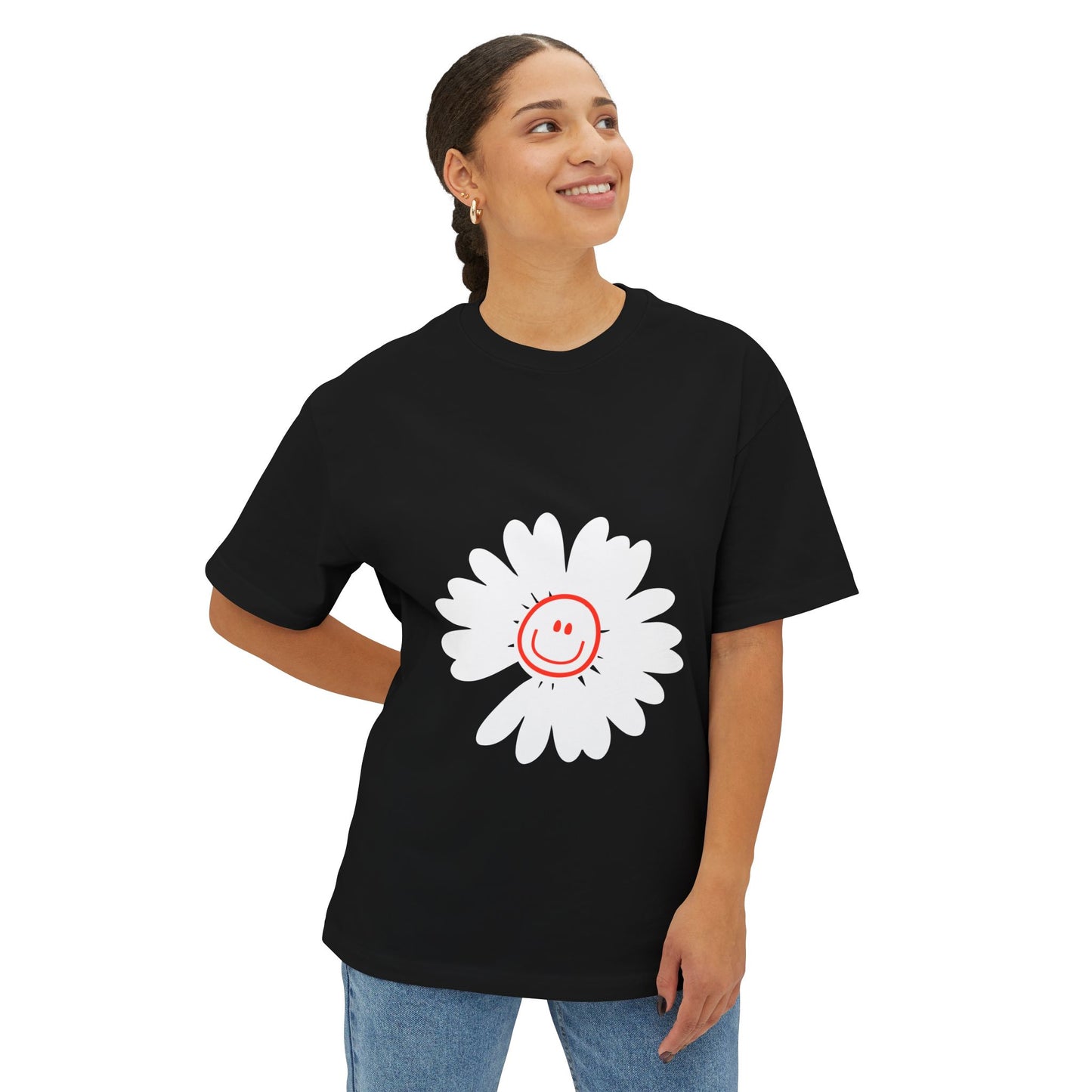 Glowstate Mood Unisex Oversized Boxy Tee - snazzymerch