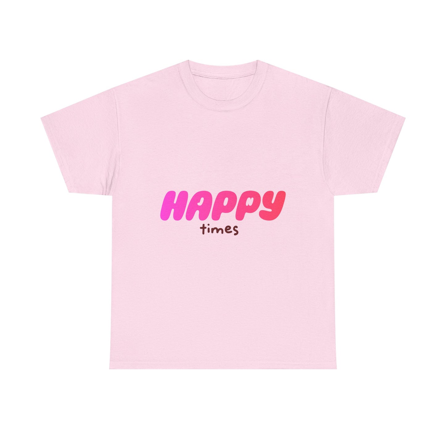 Happy Times Gradient Unisex Heavy Cotton Tee - snazzymerch