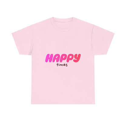 Happy Times Gradient Unisex Heavy Cotton Tee - snazzymerch
