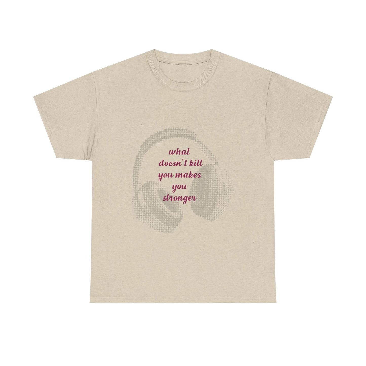 Stronger Soundwaves Unisex Heavy cotton tee Printify